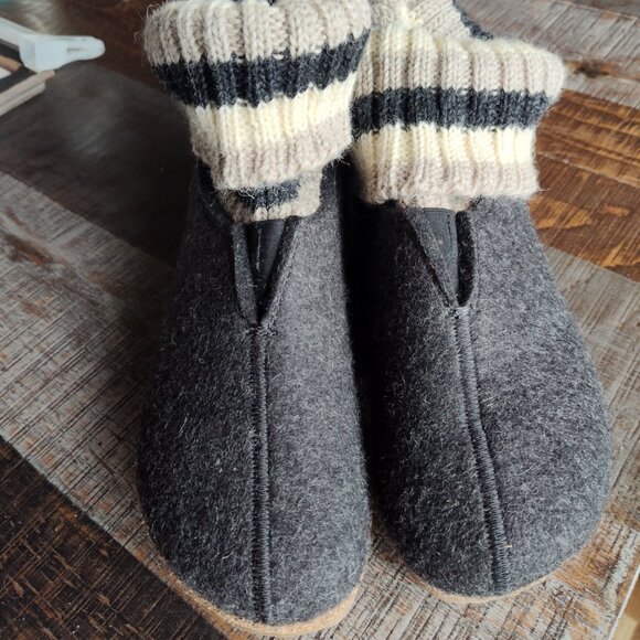 HAFLINGER Women's Grizzly Kristina Slipper boots Clog Sz 40 - Picture 2 of 5